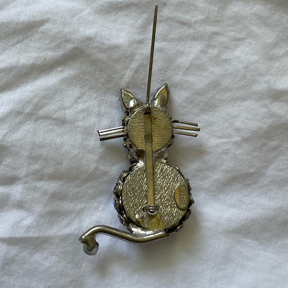 Vintage WARNER Kitty Brooch. - Picture 5 of 10